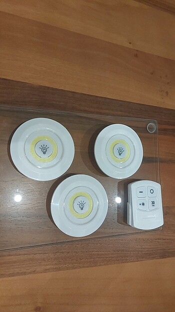 Dolap içi led uzaktan kumandalı lamba ve dino dişçi oyun seti