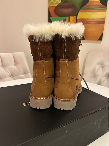 37 Beden camel Renk Caterpillar utah fur Sundance nubuk kadın bot