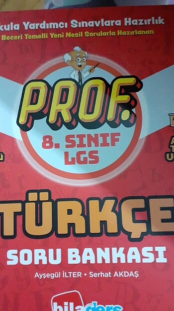 Biladers yayınları 8.sınıf LGS prof Türkçe soru bankası