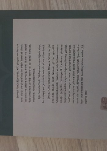 Servet-i Fünun Edebiyatı Kitabı 4. Baskı - Görsel 2