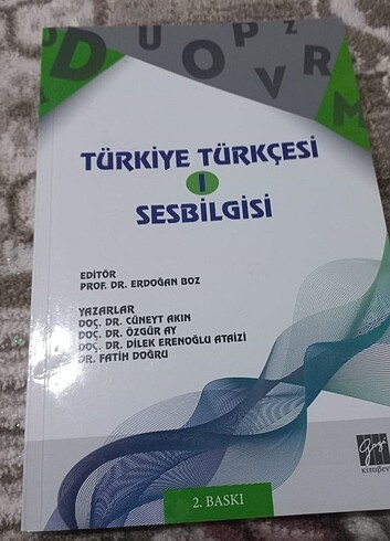 Türkiyr türkçesi 1 ses bilgisi 