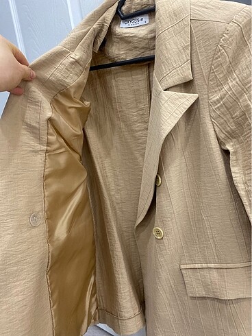 s Beden Blazer ceket bej