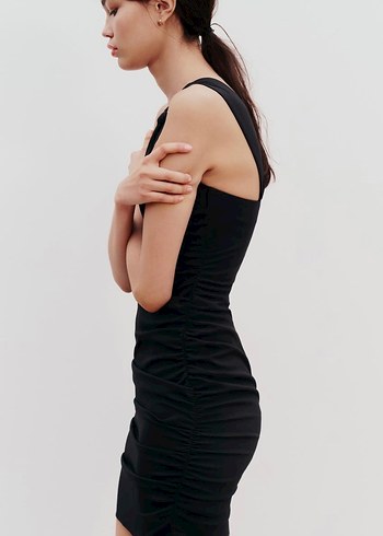 zara aplikeli elbise - Görsel 5