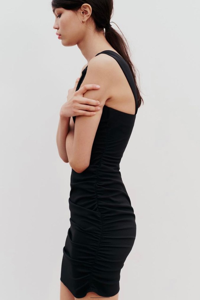 zara aplikeli elbise - Görsel 5