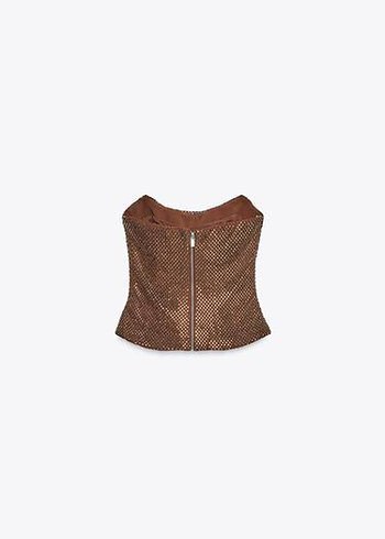 Zara zara parlak taşlı korse