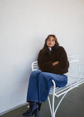 zara pelus yünlü kurk - Görsel 2