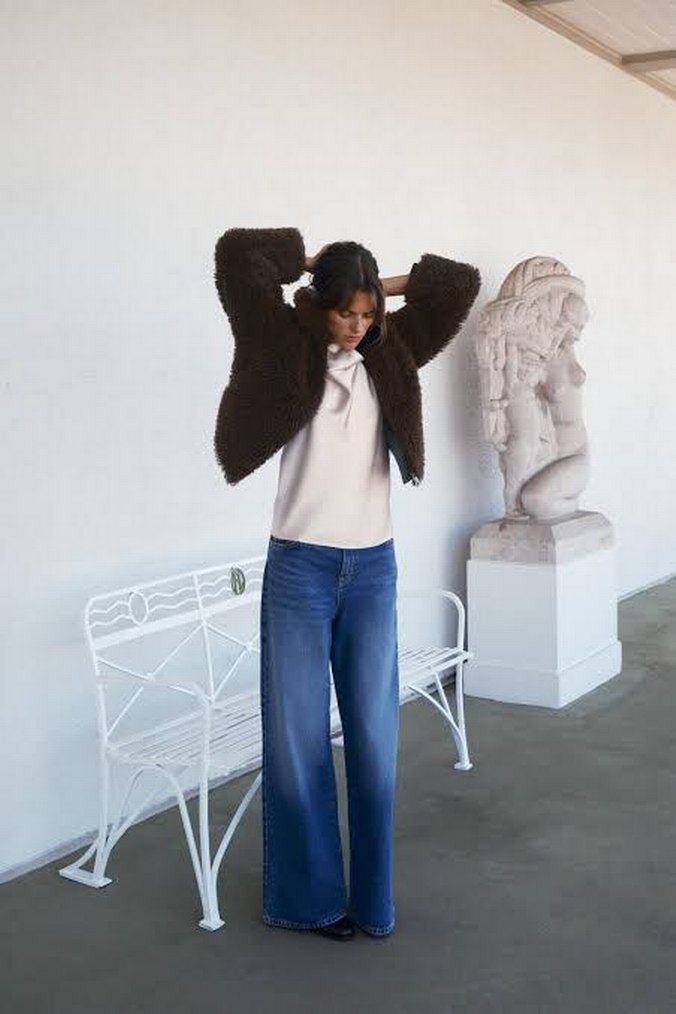 zara pelus yünlü kurk - Görsel 5