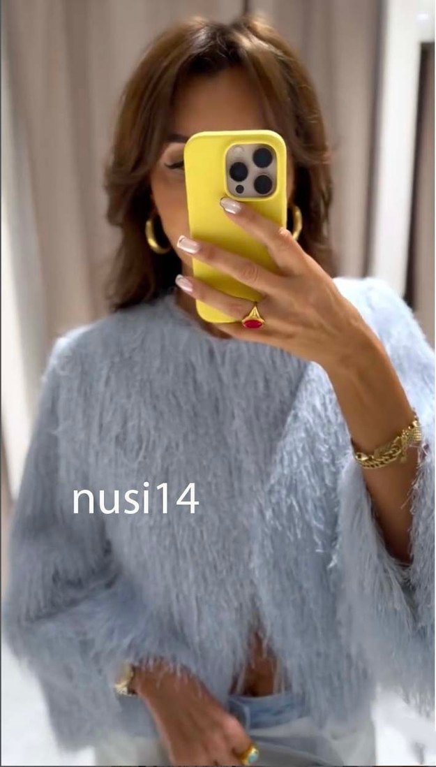 zara püsküllü ceket - Görsel 4