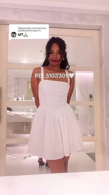 Zara Zara volanlı elbise