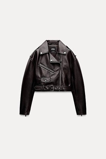 Zara Zara deri biker ceket