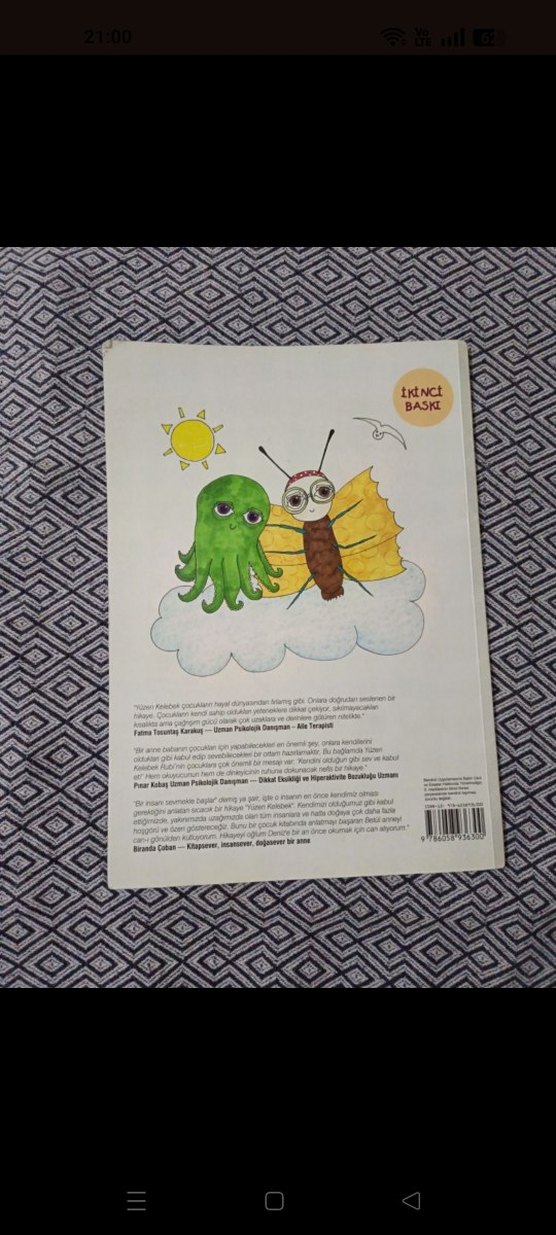 Yüzen Kelebek Çocuk Kitabı - Görsel 2