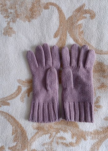 Mor Örgü Kadın Eldivenleri - Görsel 2