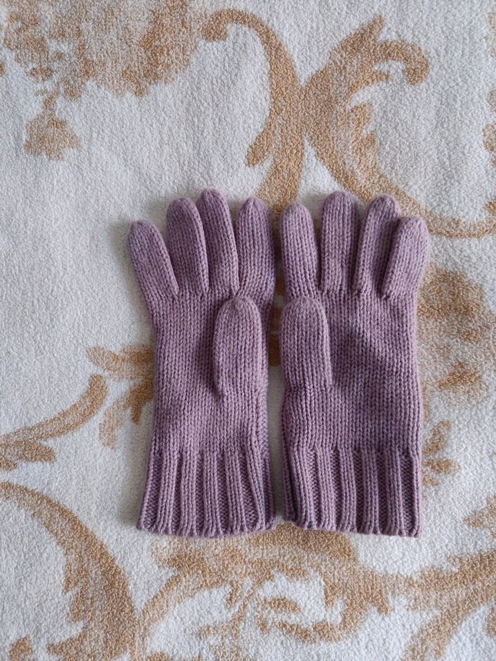 Mor Örgü Kadın Eldivenleri - Görsel 2