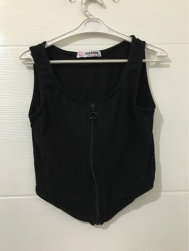 Fermuarlı Crop