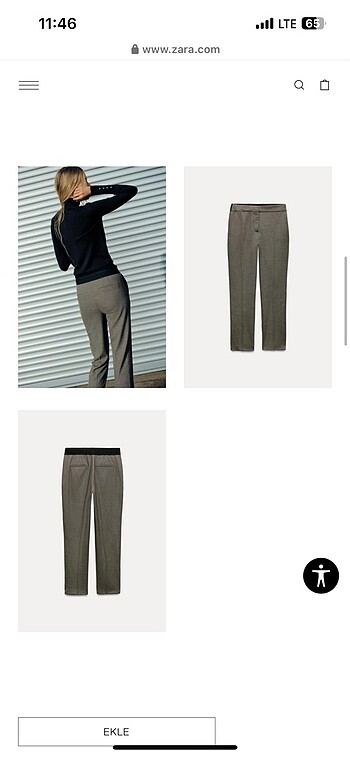 Zara kumaş pantolon - Görsel 8