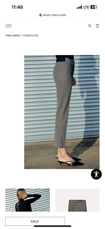 Zara kumaş pantolon - Görsel 7