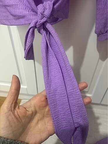 Mor / lila bluz. - Görsel 2