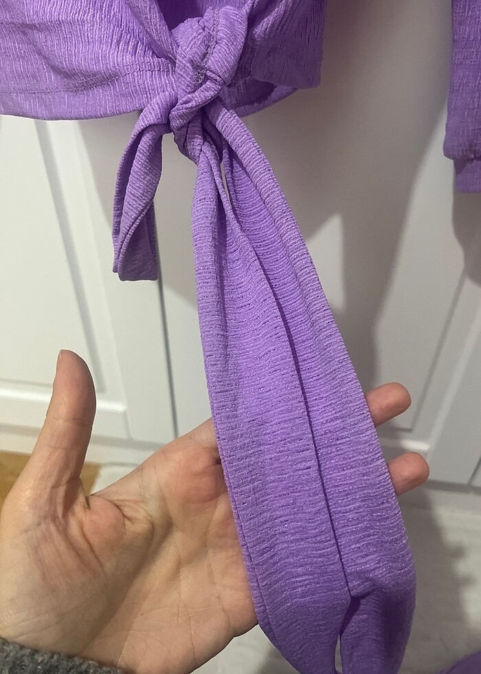 Mor / lila bluz. - Görsel 2