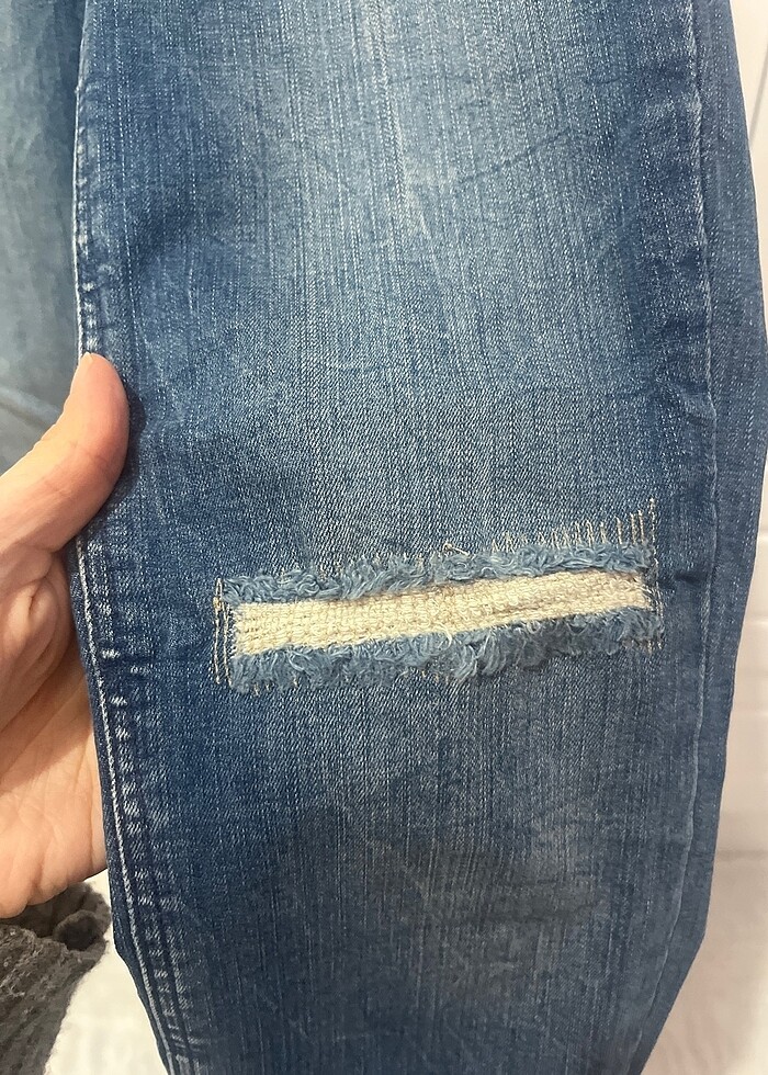 Oxxo yırtık kot pantalon - Görsel 4