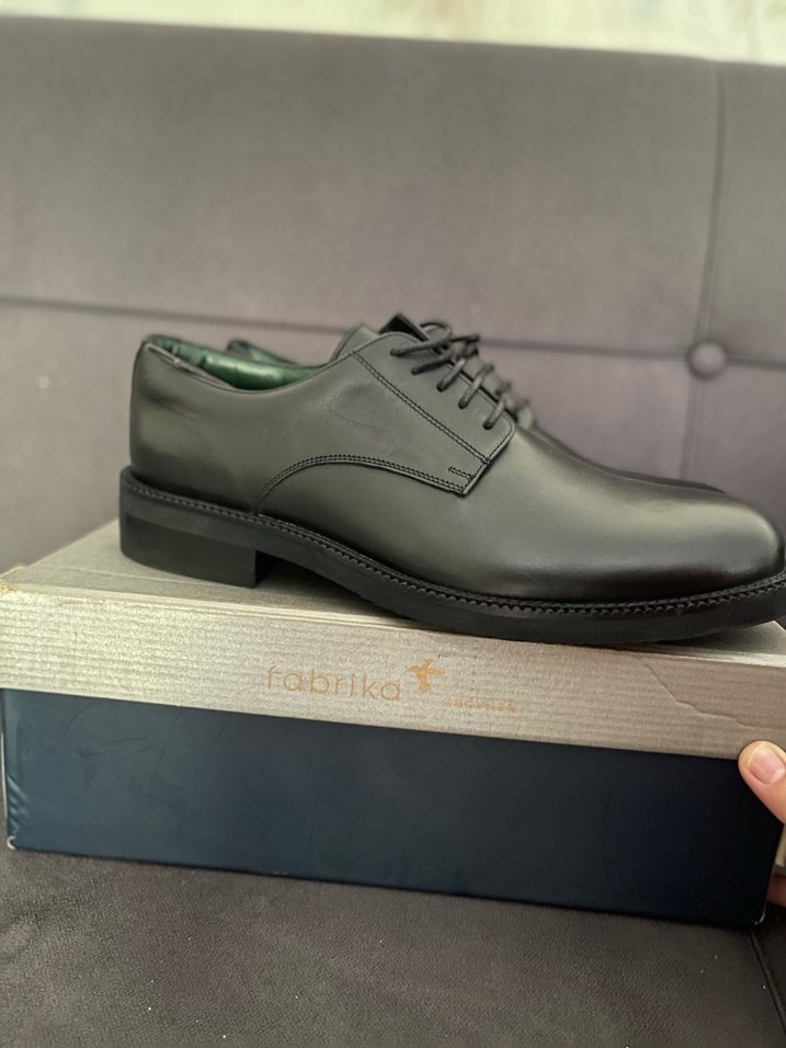 Siyah Erkek Klasik Hakiki deri - Görsel 3