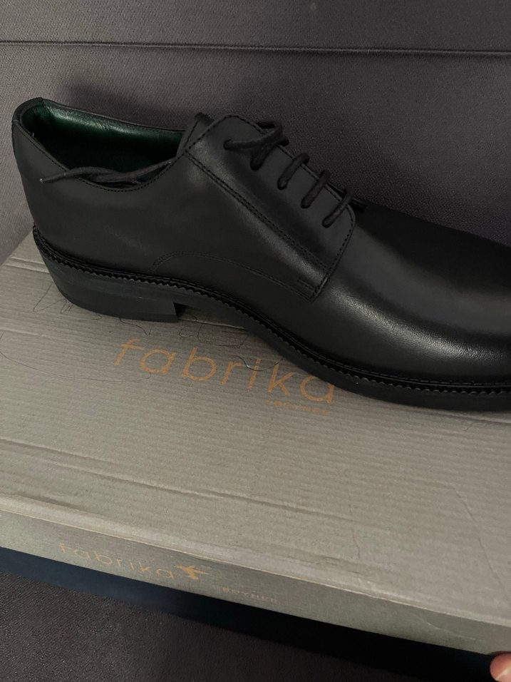 Siyah Erkek Klasik Hakiki deri - Görsel 4