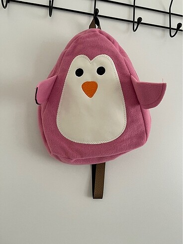 mor penguen çocuk çantası - Görsel 4