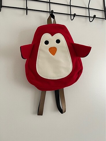 mor penguen çocuk çantası - Görsel 6