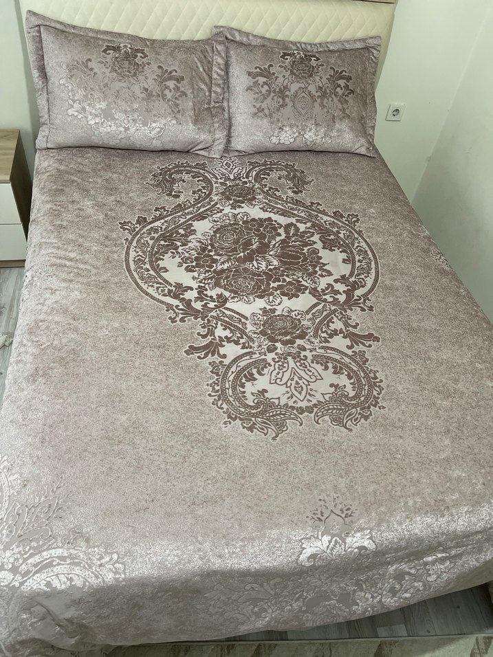 Gül kurusu Karaca Yatak Örtüsü - Görsel 2