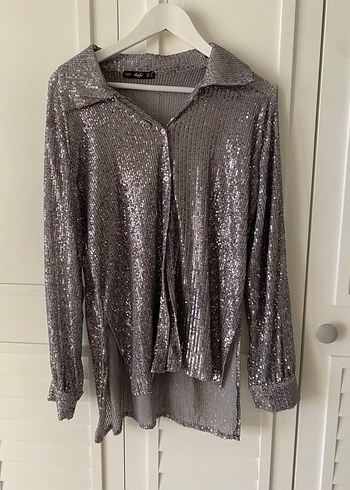 Kadın payet gömlek - Görsel 2