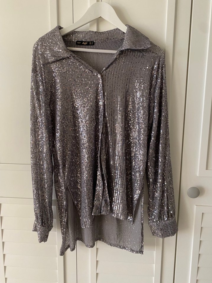 Kadın payet gömlek - Görsel 2