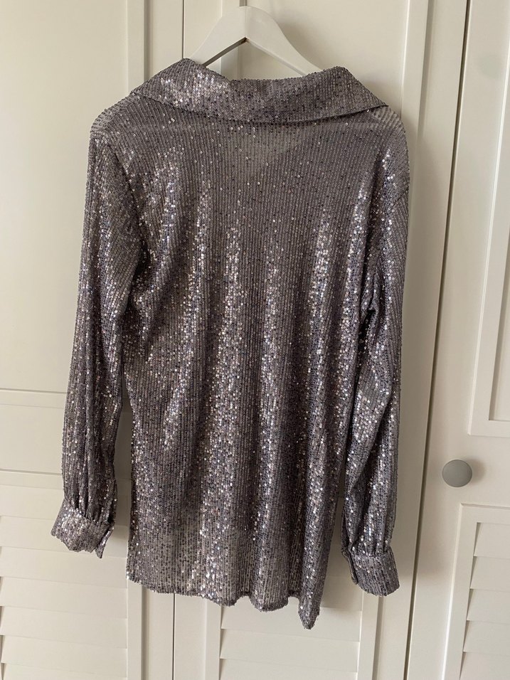 Kadın payet gömlek - Görsel 4