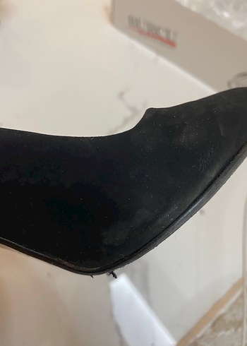 Siyah Stiletto Topuklu Kadın Ayakkabı - Görsel 3