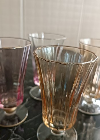 Beden çeşitli Renk Paşabahçe 6'lı Pastel Renkli Su Bardağı Seti