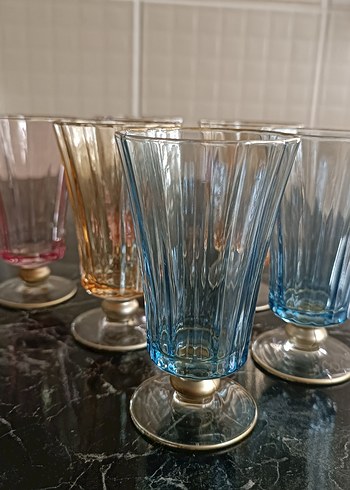 Paşabahçe Paşabahçe 6'lı Pastel Renkli Su Bardağı Seti