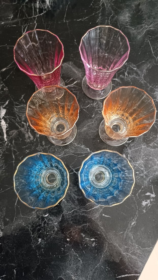 Paşabahçe 6'lı Pastel Renkli Su Bardağı Seti - Görsel 5