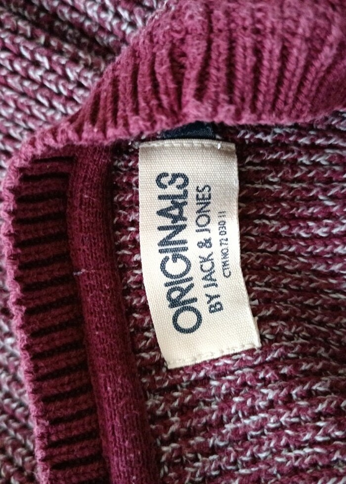 Jack Jones Bisiklet Yaka Erkek Kazak  - Görsel 2