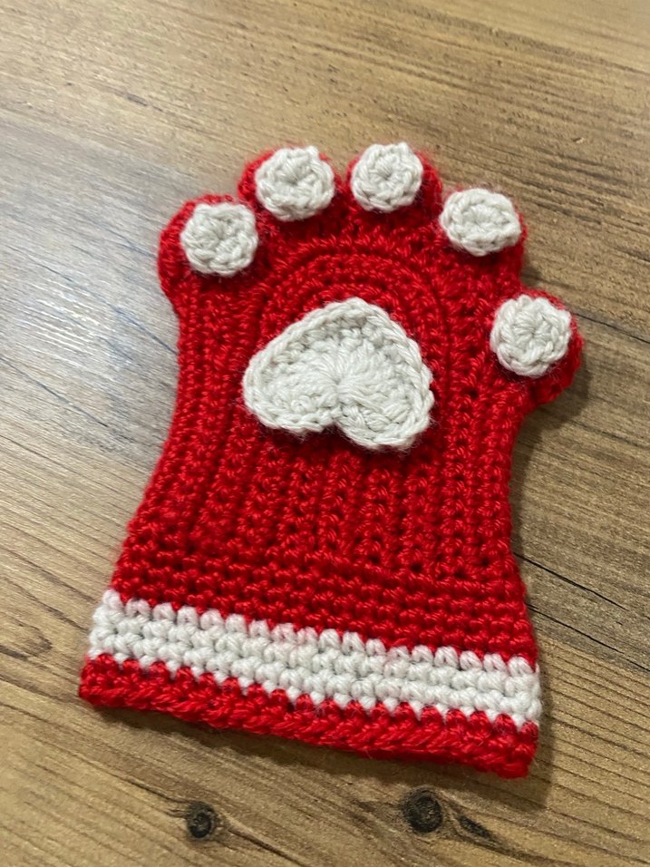 Bohem Renkli Örgü Kadın Eldivenleri - Görsel 2