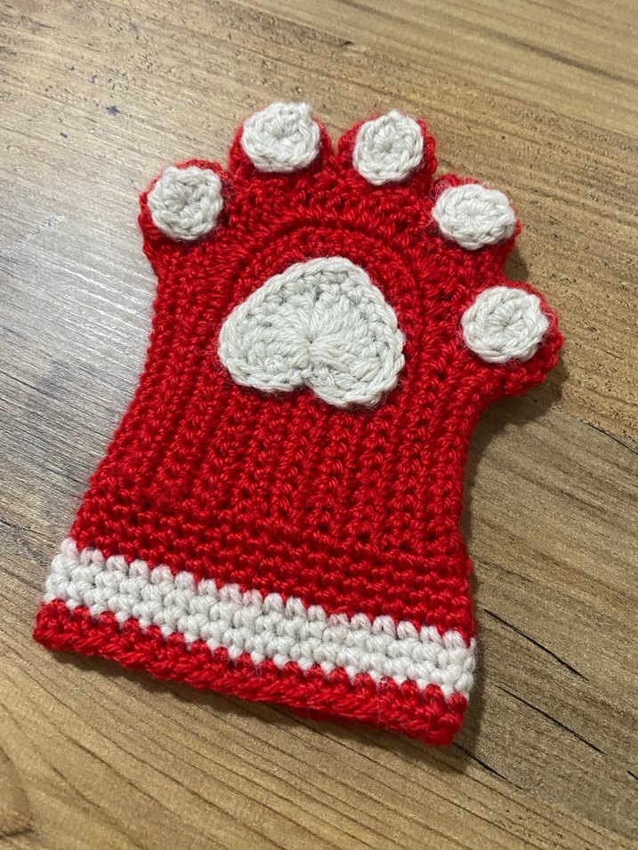 Bohem Renkli Örgü Kadın Eldivenleri - Görsel 3