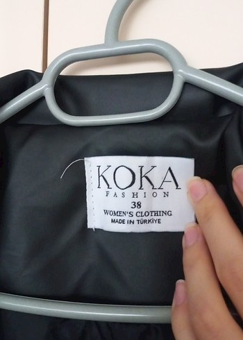 Siyah Deri Uzun Kadın Goth Kaban - Görsel 2