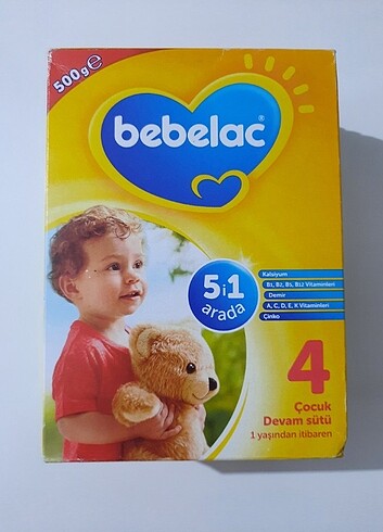 Bebelac 4 devam sutu 500 gr 