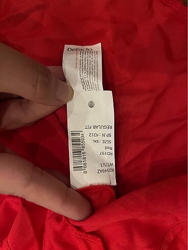 Kırmızı bluz - Görsel 3