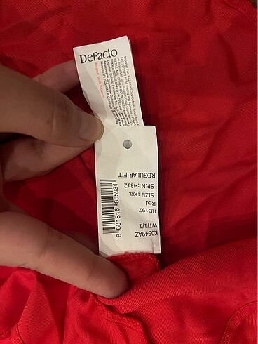 Kırmızı bluz - Görsel 4