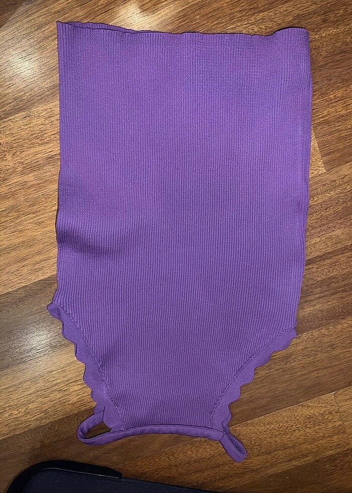 Mor triko askılı - Görsel 2