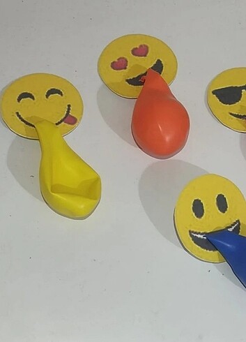 emoji kartlı balon 