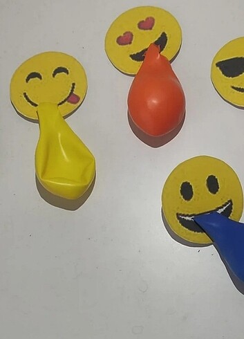  emoji kartlı balon 