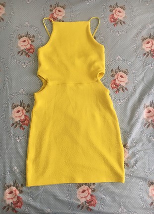 Topshop Sarı elbise