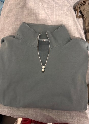 Gri Erkek Keten Rahat Kesim Eşofman takım - Görsel 6