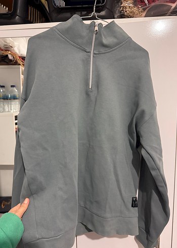 Gri Erkek Keten Rahat Kesim Eşofman takım - Görsel 8