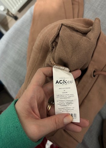 Bej Süet Erkek Salaş Eşofman - Görsel 2