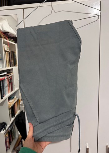 Gri erkek Rahat Kesim Midi Eşofman - Görsel 5